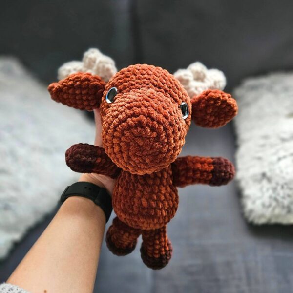 Horgolt szarvas amigurumi