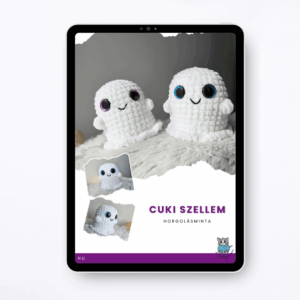 Cuki szellem horgolásminta