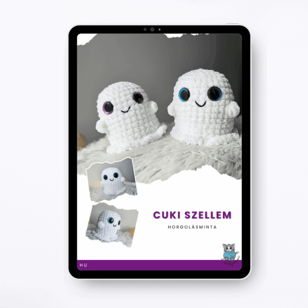 Cuki szellem horgolásminta