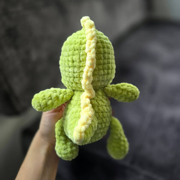 Horgolt dínó amigurumi