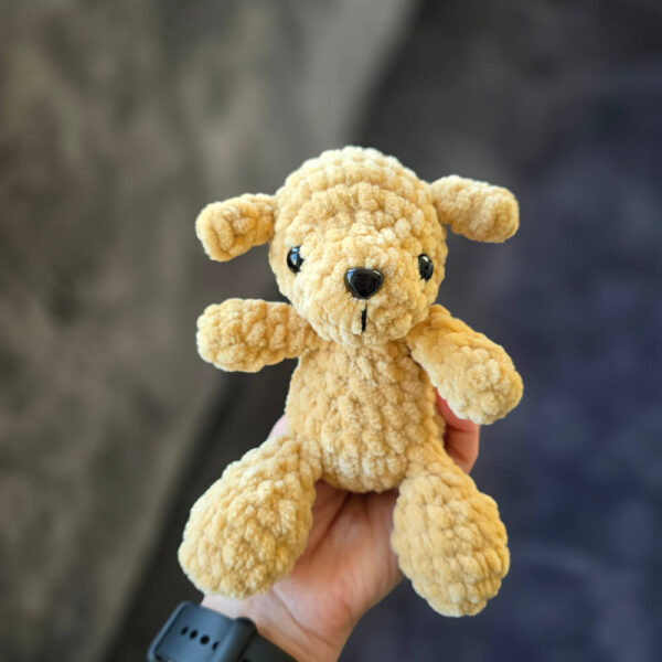 Horgolt kiskutya (toy uszkár) amigurumi