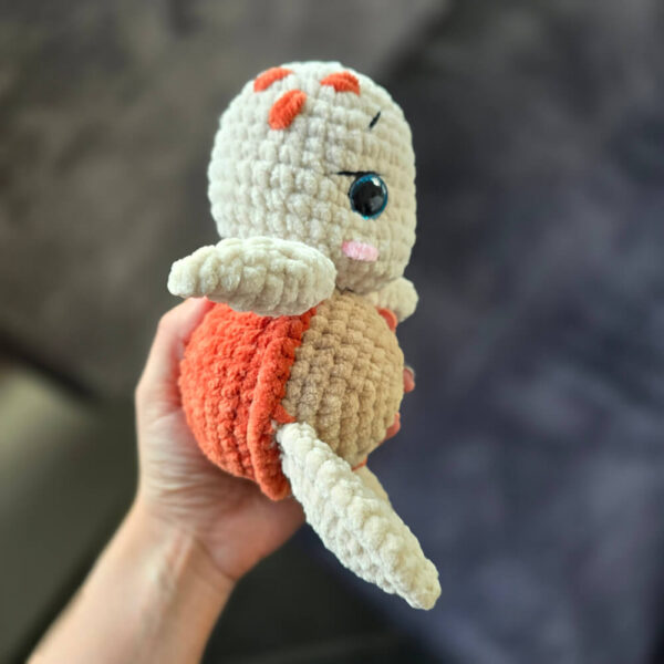 Horgolt teknős amigurumi