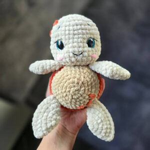 Horgolt teknős amigurumi