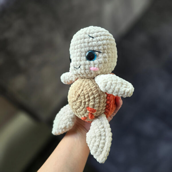 Horgolt teknős amigurumi