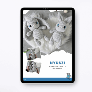 Nyuszi horgolásminta