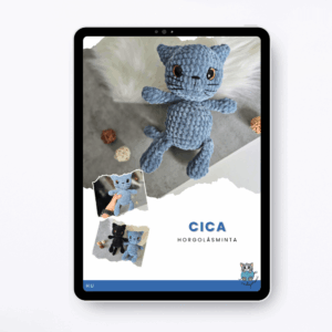 cica horgolásminta