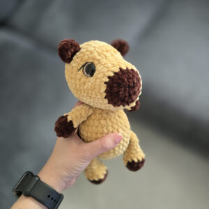 Horgolt kapibara amigurumi