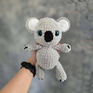 Horgolt koala amigurumi