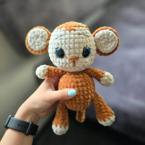 Horgolt majom amigurumi