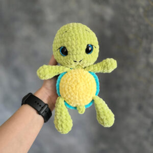 Horgolt teknős amigurumi