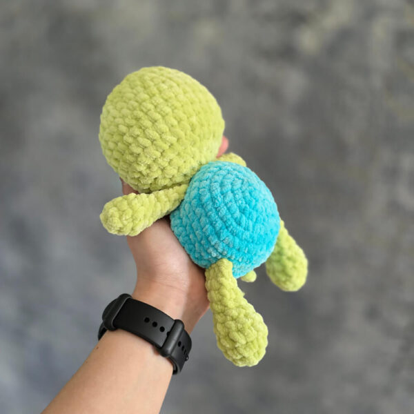Horgolt teknős amigurumi