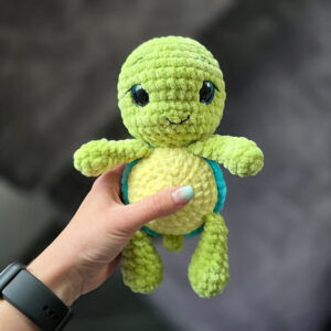 horgolt teknős amigurumi