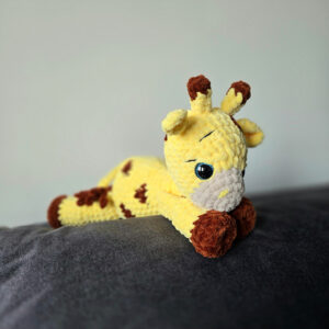 Horgolt zsiráf amigurumi