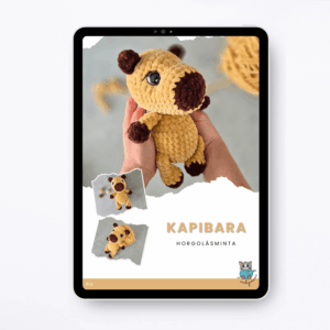 Kapibara horgolásminta