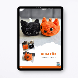 Cicatök horgolásminta