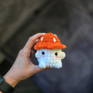 Horgolt gomba amigurumi