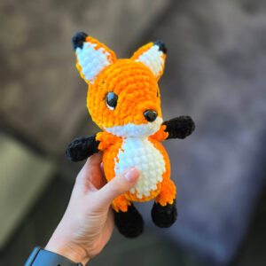 Horgolt róka amigurumi