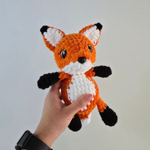Horgolt róka amigurumi
