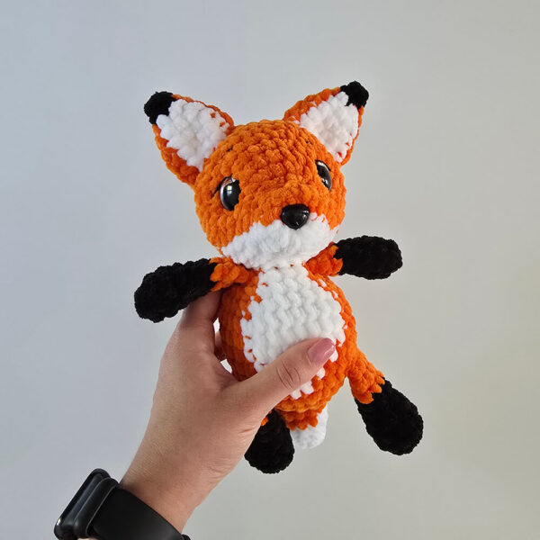 Horgolt róka amigurumi
