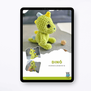 Dinó horgolásminta (hu, pdf)