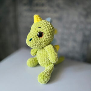 Horgolt dínó amigurumi