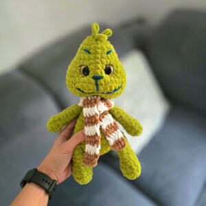 Horgolt Grinch amigurumi