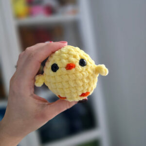 Horgolt kiscsibe amigurumi