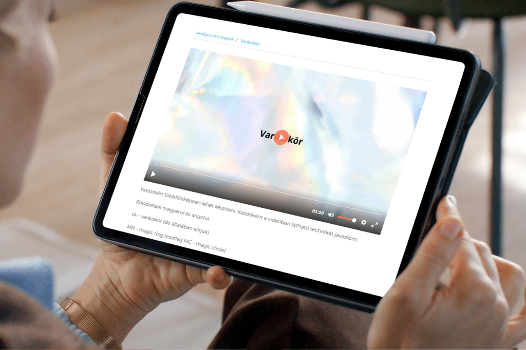 Andigurumi Mintatár horgolós videók