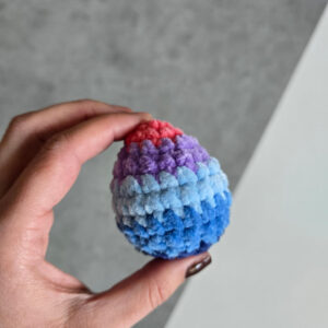 horgolt húsvéti tojás