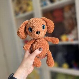 Horgolt kutya amigurumi (barna)
