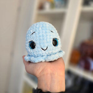 Horgolt kis polip amigurumi