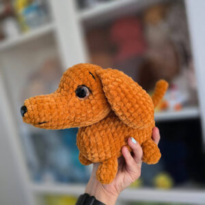 Horgolt tacsi amigurumi