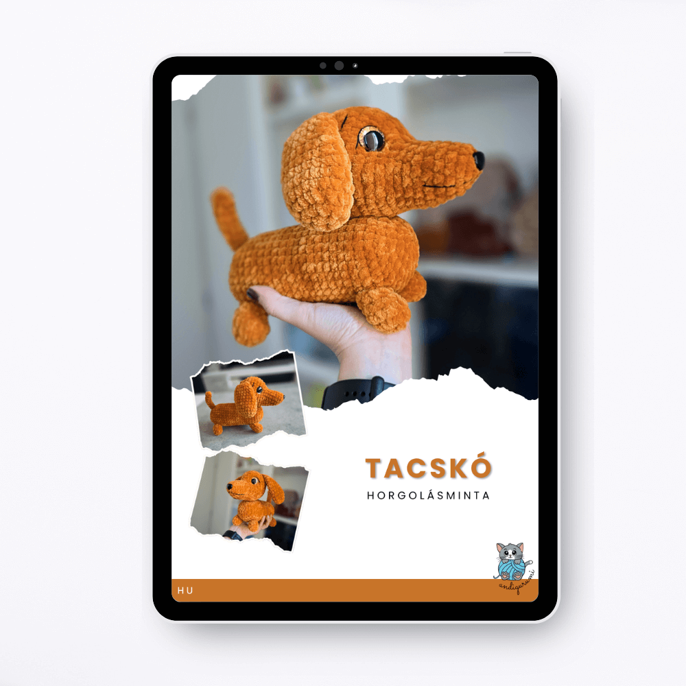 Tacskó horgolásminta