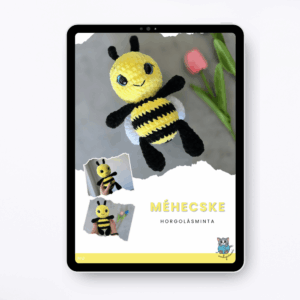 Méhecske horgolásminta