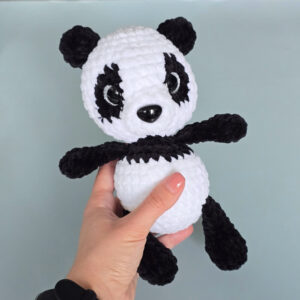 Horgolt panda