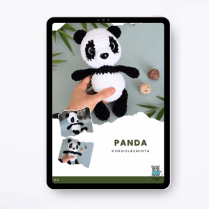 Panda horgolásminta (hu, pdf)