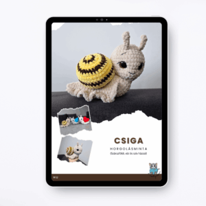 Csiga horgolásminta (hu, pdf)